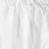 Tiered Maxi Poplin Skirt – White Tiered Maxi Poplin Skirt – White