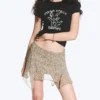 Tight Graphic Mini T-Shirt – Black – Bunny Tight Graphic Mini T-Shirt – Black – Bunny
