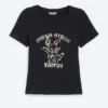 Tight Graphic Mini T-Shirt – Black – Bunny Tight Graphic Mini T-Shirt – Black – Bunny