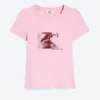 Tight Graphic Mini T-Shirt – Pink – Kiss Tight Graphic Mini T-Shirt – Pink – Kiss