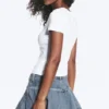 Tight Graphic Mini T-Shirt – White – White Bunny Tight Graphic Mini T-Shirt – White – White Bunny