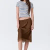 Tight Mini T-Shirt – Blue/Pink Multi Stripe Tight Mini T-Shirt – Blue/Pink Multi Stripe