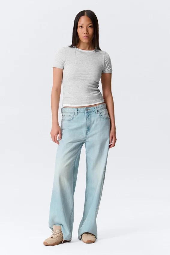 Tight Mini T-Shirt – Grey Melange Tight Mini T-Shirt – Grey Melange