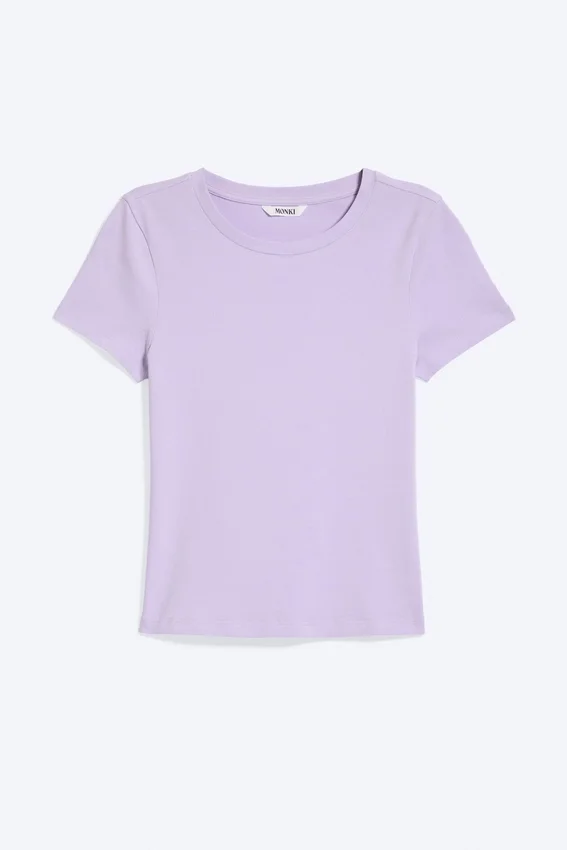 Tight Mini T-Shirt – Light Lilac Tight Mini T-Shirt – Light Lilac