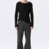 Time Stretch Loose Bootcut Jeans – Elegie Black – Black Time Stretch Loose Bootcut Jeans – Elegie Black – Black