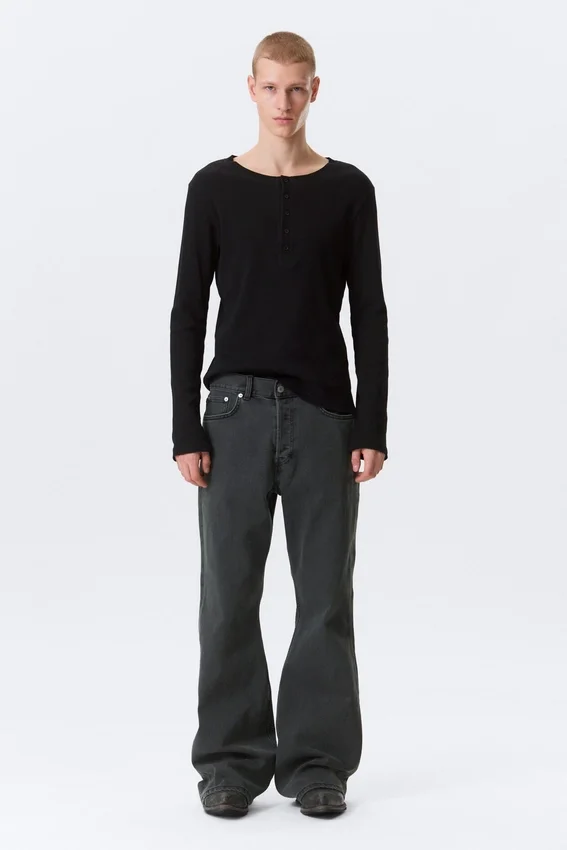 Time Stretch Loose Bootcut Jeans – Elegie Black – Black Time Stretch Loose Bootcut Jeans – Elegie Black – Black