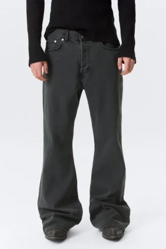 Time Stretch Loose Bootcut Jeans – Elegie Black – Black