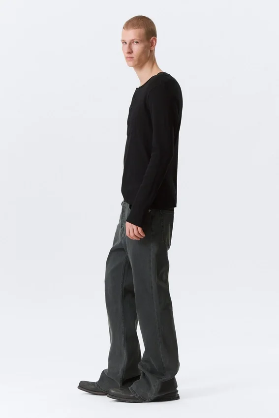 Time Stretch Loose Bootcut Jeans – Elegie Black – Black Time Stretch Loose Bootcut Jeans – Elegie Black – Black