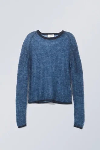 Tina Sweater – Black & Blue