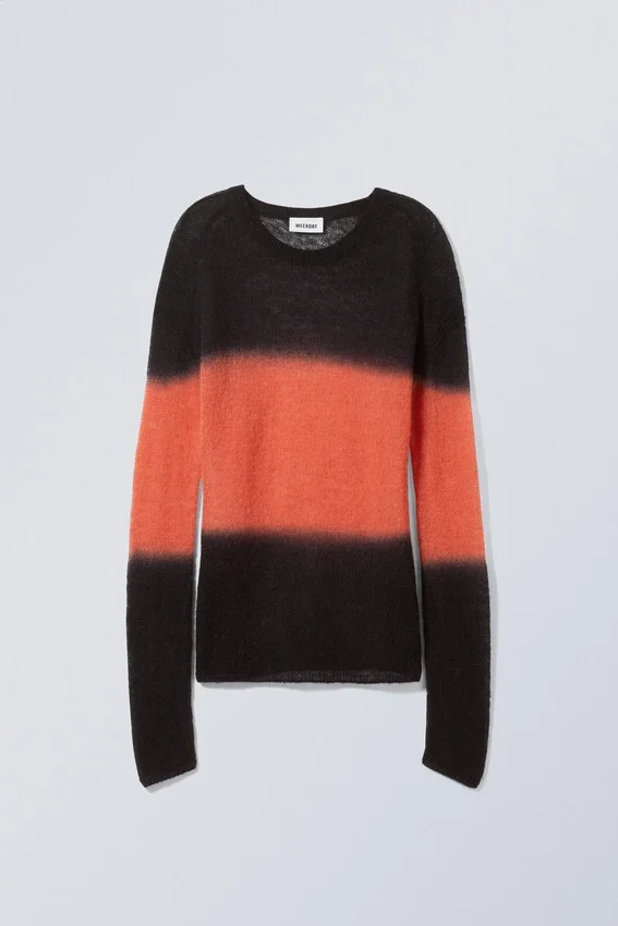 Tina Sweater – Black & Orange Tina Sweater – Black & Orange