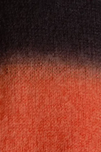 Tina Sweater – Black & Orange