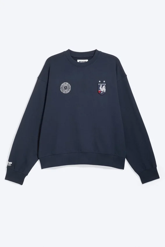 Toffs Boxy Football Sweatshirt – Dark Blue Toffs Boxy Football Sweatshirt – Dark Blue