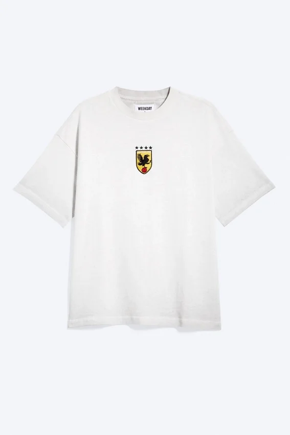 Toffs Great Boxy Football T-Shirt – off White Toffs Great Boxy Football T-Shirt – off White