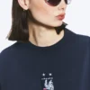 Toffs Loose Boxy Football T-Shirt – Dark Blue Toffs Loose Boxy Football T-Shirt – Dark Blue