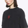 Toffs Loose Boxy Football T-Shirt – off Black Toffs Loose Boxy Football T-Shirt – off Black