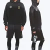 Toffs Loose Fit Football Hoodie – Dark Black Toffs Loose Fit Football Hoodie – Dark Black