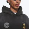 Toffs Loose Fit Football Hoodie – Dark Black Toffs Loose Fit Football Hoodie – Dark Black