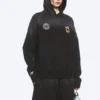 Toffs Loose Fit Football Hoodie – Dark Black Toffs Loose Fit Football Hoodie – Dark Black