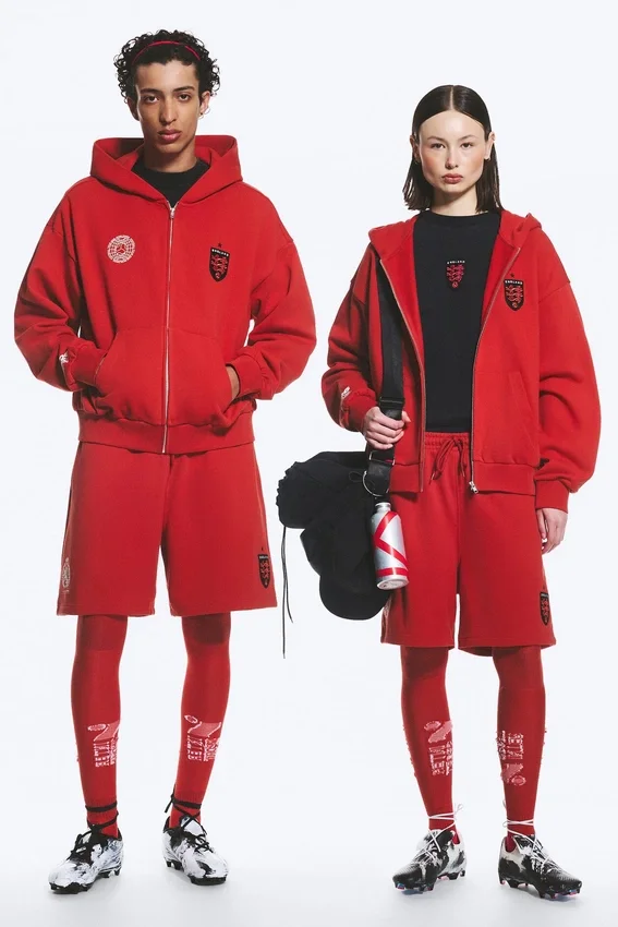 Toffs Loose Fit Zip Football Hoodie – Bright Red Toffs Loose Fit Zip Football Hoodie – Bright Red