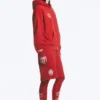 Toffs Loose Fit Zip Football Hoodie – Bright Red Toffs Loose Fit Zip Football Hoodie – Bright Red
