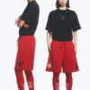 Toffs Relaxed Jersey Football Shorts – Bright Red Toffs Relaxed Jersey Football Shorts – Bright Red