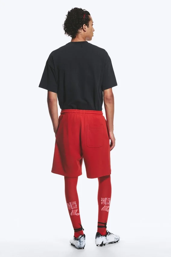 Toffs Relaxed Jersey Football Shorts – Bright Red Toffs Relaxed Jersey Football Shorts – Bright Red
