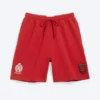 Toffs Relaxed Jersey Football Shorts – Bright Red Toffs Relaxed Jersey Football Shorts – Bright Red