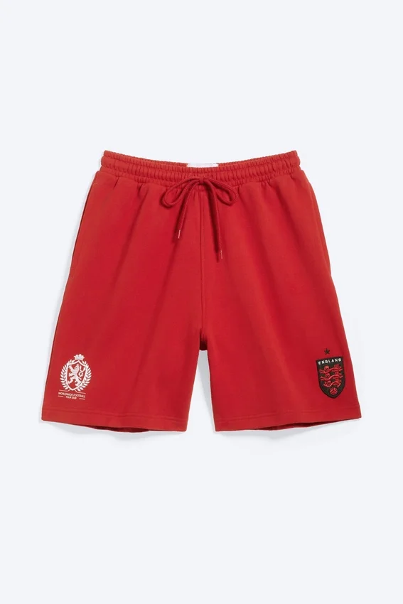 Toffs Relaxed Jersey Football Shorts – Bright Red Toffs Relaxed Jersey Football Shorts – Bright Red