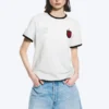 Toffs Slim Fit Football Tee – White Toffs Slim Fit Football Tee – White