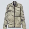 Toni Two Tone Rib Zip Turtleneck – Two Tone Beige & Black Strokes Toni Two Tone Rib Zip Turtleneck – Two Tone Beige & Black Strokes