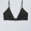 Tori Piercing Triangle Bra – Black Tori Piercing Triangle Bra – Black