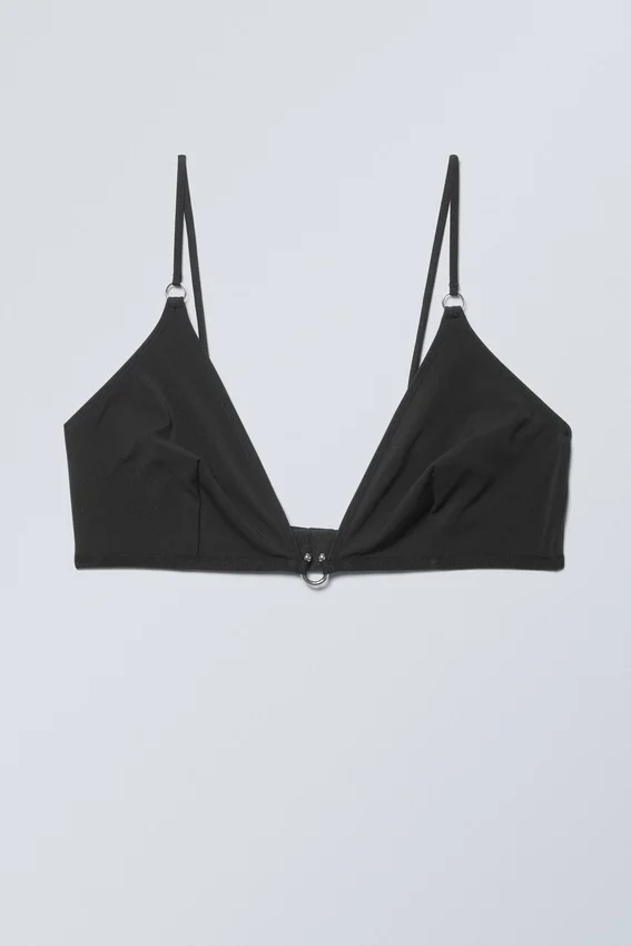 Tori Piercing Triangle Bra – Black Tori Piercing Triangle Bra – Black