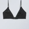 Tori Piercing Triangle Bra – Black Tori Piercing Triangle Bra – Black