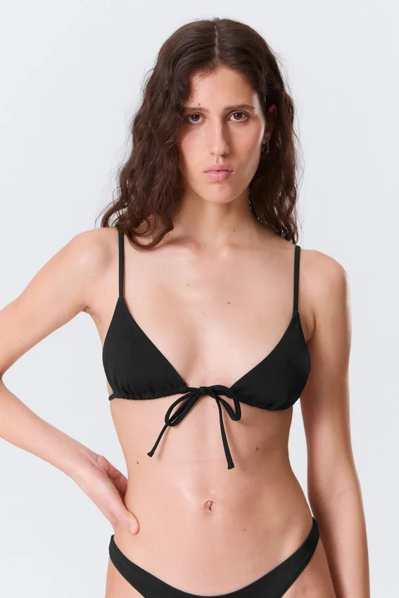 Triangle Bikini Top – Black Triangle Bikini Top – Black