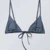 Triangle Bikini Top – Blue Shimmer