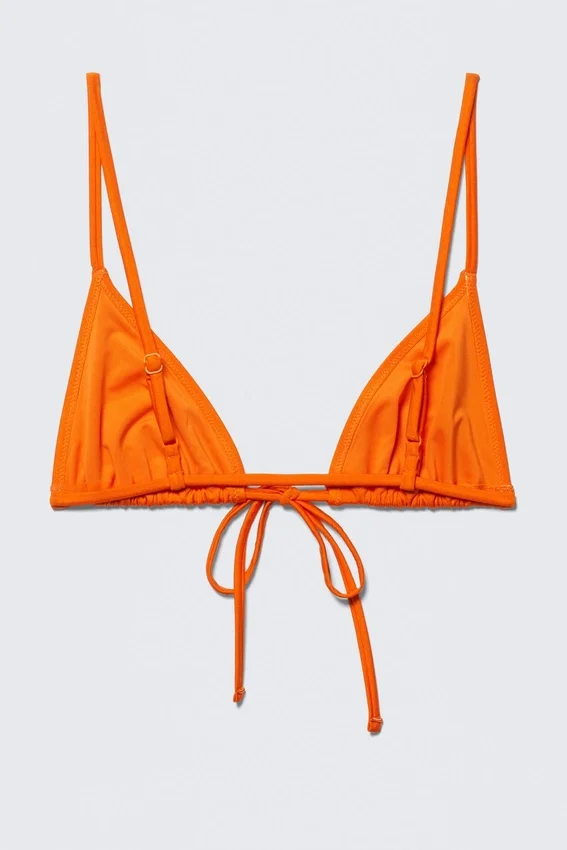 Triangle Bikini Top – Bright Orange Triangle Bikini Top – Bright Orange