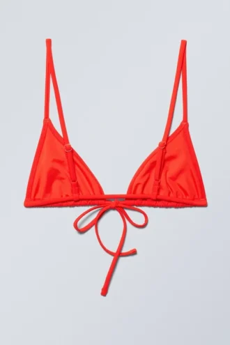 Triangle Bikini Top – Bright Orange