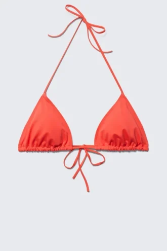 Triangle Bikini Top – Bright Red