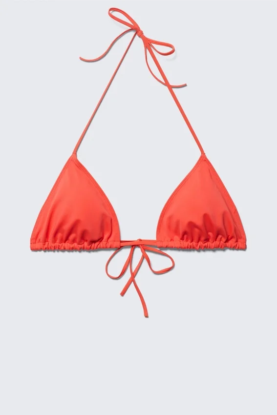 Triangle Bikini Top – Bright Red Triangle Bikini Top – Bright Red