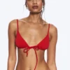 Triangle Bikini Top – Bright Red Triangle Bikini Top – Bright Red