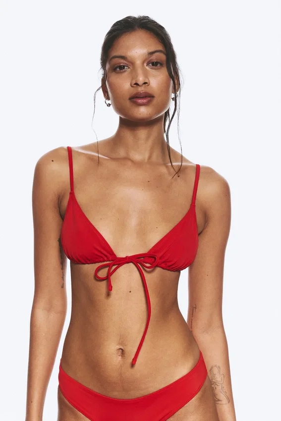 Triangle Bikini Top – Bright Red Triangle Bikini Top – Bright Red