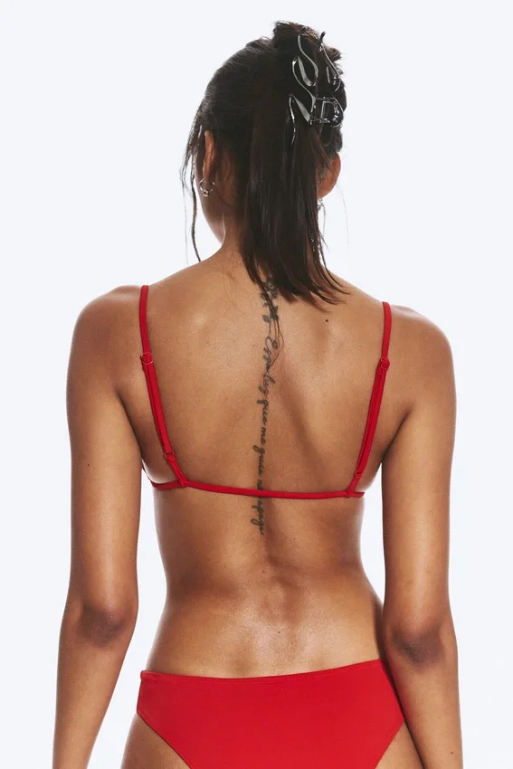 Triangle Bikini Top – Bright Red Triangle Bikini Top – Bright Red