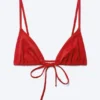 Triangle Bikini Top – Bright Red Triangle Bikini Top – Bright Red