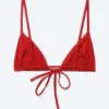 Triangle Bikini Top – Bright Red Triangle Bikini Top – Bright Red