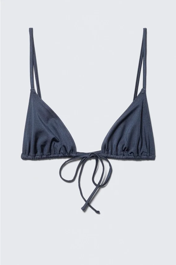 Triangle Bikini Top – Dark Blue Triangle Bikini Top – Dark Blue