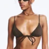 Triangle Bikini Top – Dark Brown Triangle Bikini Top – Dark Brown