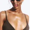 Triangle Bikini Top – Dark Brown Triangle Bikini Top – Dark Brown