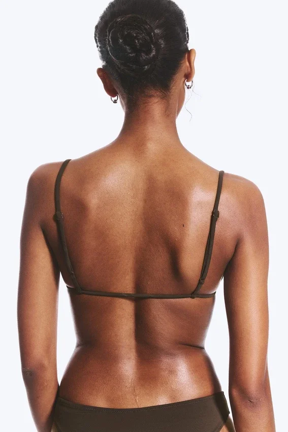 Triangle Bikini Top – Dark Brown Triangle Bikini Top – Dark Brown
