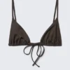 Triangle Bikini Top – Dark Brown Triangle Bikini Top – Dark Brown
