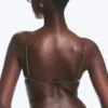 Triangle Bikini Top – Dark Green – Shimmer Triangle Bikini Top – Dark Green – Shimmer